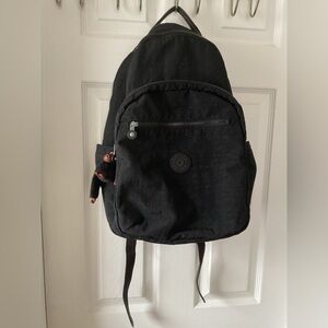 Large Kipling backpack with monkey Fluff Ball